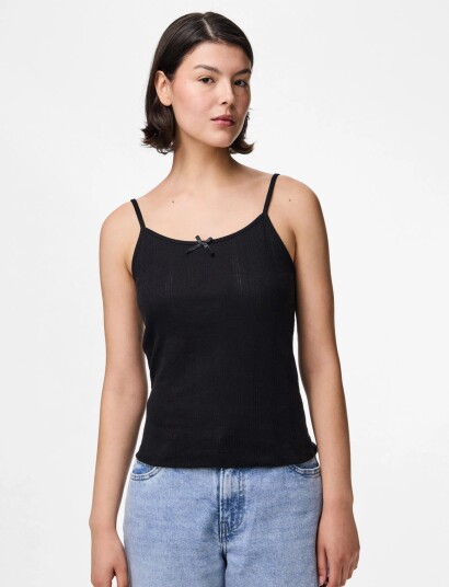 Pieces Pcmarie Singlet Poin Top Jrs Noos Bc Black M Pieces Pcmarie Singlet Poin Top Jrs Noos Bc Black M