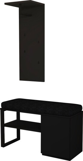 Uniqo Hallstativsett 35x90x35 cm Svart