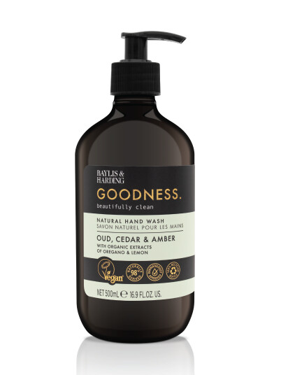Baylis & Harding Goodness Oud Cedar Amber Hand Wash 500 ml