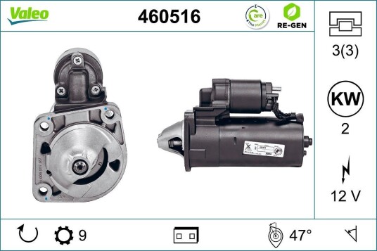VALEO 460516 Starter VALEO 460516 Starter
