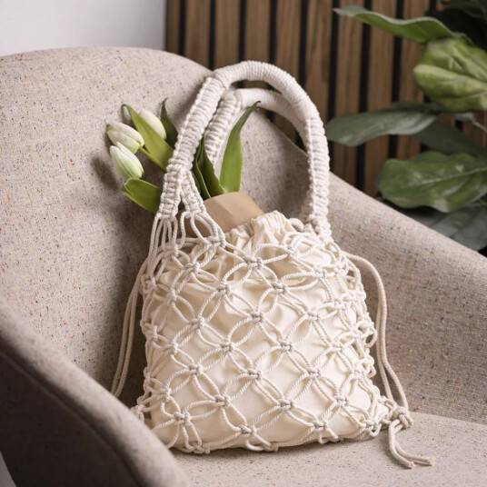 Creativ Company Macramé sett Knyt din egen veske