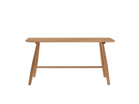 Bodo Benk 90x28x45 cm Massiv eik Naturoljet