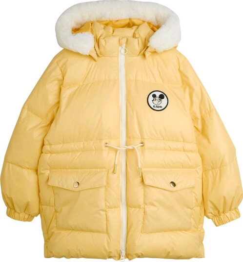 Mini Rodini Ritzratz Patch Heavy Puffer Yellow 128/134