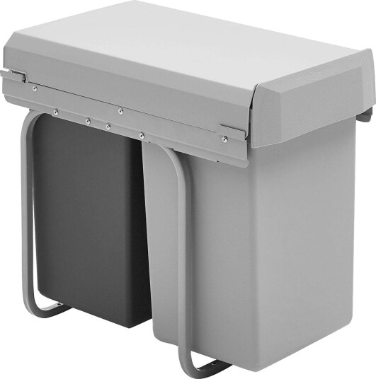 Wesco Bouble Boy Pedalbøtte med 2 rom (2x15L) Stål