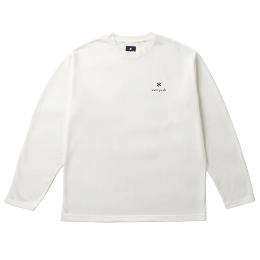 Snow Peak Nsd Logo L/S T Shirt Off White Off White M