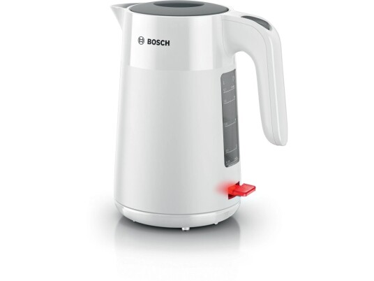 Bosch Vannkoker TWK2M161 1,7 L 2400 W Hvit med Vannivåindikator Bosch Vannkoker TWK2M161 1,7 L 2400 W Hvit med Vannivåindikator