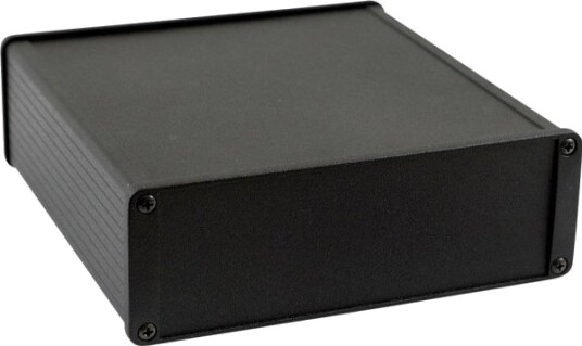 Hammond Electronics 1457T1601BK 160 × 165 × 55 mm Aluminium Sort Kabinett