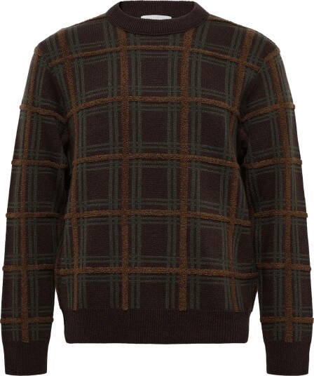 WOOD WOOD Wwvim Crew Neck 25476 Brown L