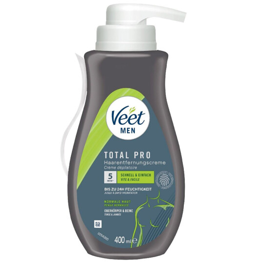 Veet Men Hårfjerningskrem Sensitive Skin 400 ml. Veet Men Hårfjerningskrem Sensitive Skin 400 ml.