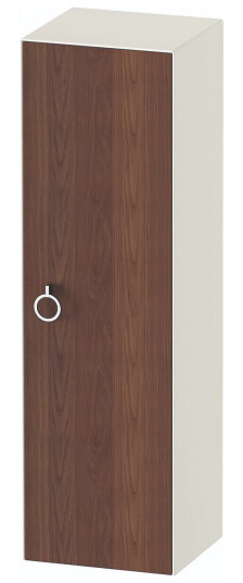Duravit White Tulip Halvhøyskap 40x36x132 cm Valnøtt/Nordisk Hvit