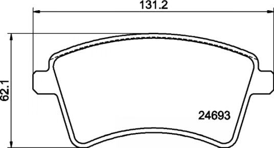 Bremseklosser HELLA 8DB 355 013-961