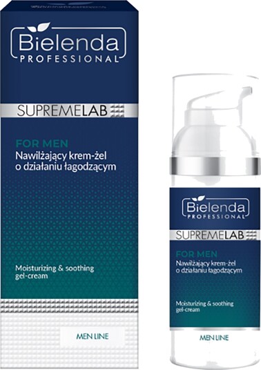 Bielenda Professional SUPREMELAB MEN LINE Moisturizing & Soothing Gel- Bielenda Professional SUPREMELAB MEN LINE Moisturizing & Soothing Gel-