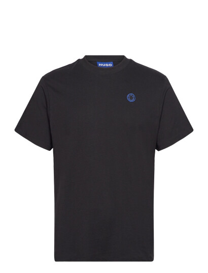 HUGO BLUE Vintage Tee_B_1 - Black - S