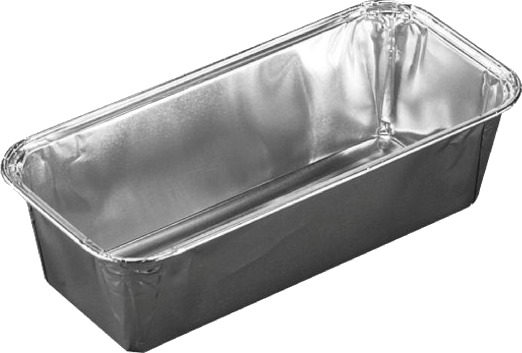 Foliebakke Plus Pack 1 Compartments Rektangulær Kapacitet 550Ml,188X88x50mm Aluminium Aluminium,