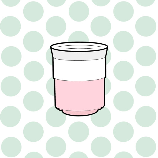 April Ceramic Cup - Pink