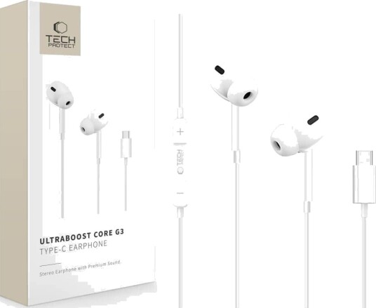 Tech-Protect Ultraboost Core G3 USB-C Hvit Tech-Protect Ultraboost Core G3 USB-C Hvit