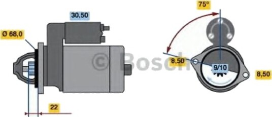 BOSCH 0 986 017 120 Starter
