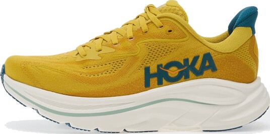 Hoka Men's Clifton 10 Yellow Gold/Tidal Wave 42