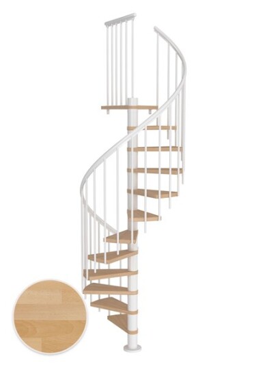 Dolle Montreal Spiral Bøk Oljet 9016 Classic3 14T Ø120 Dolle Montreal Spiral Bøk Oljet 9016 Classic3 14T Ø120
