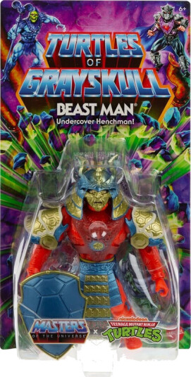 Masters Of The Universe Origins Turtles of Grayskull: Beast Man Action Figure HeMan MOTU TMNT