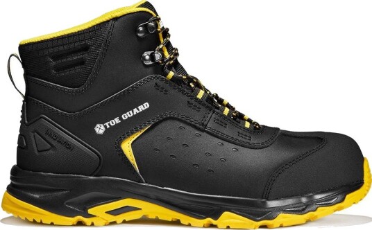 Toe Guard Vernestøvel Wild Mid Svart/Gul, S3, Glassfiberhette 40