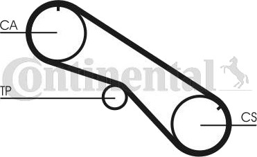 Registerrem CONTITECH CT818