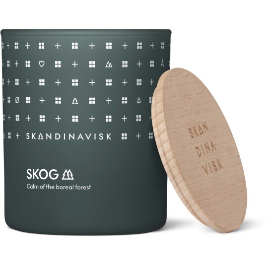 Skandinavisk Skog duftlys med lokk 200 g Skandinavisk Skog duftlys med lokk 200 g