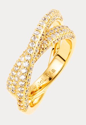 BY JOLIMA Donna Twist Ring Gold 17