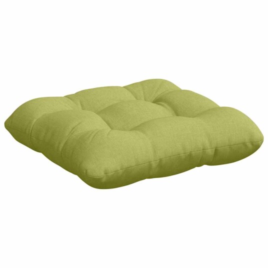 Seteputer 4 pcs Lys grønn 45 x 45 x 12 cm stoff