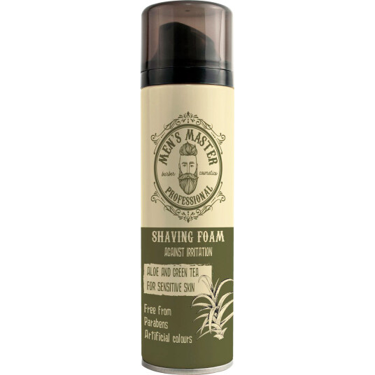 Men"s Master Professional barberskum Aloe Vera og Green Tea 200 ml