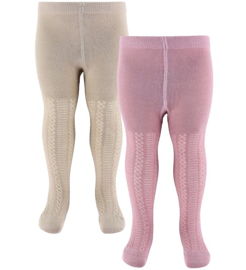 Minymo 2-Pack Stockings W. Pattern Pink 62\68