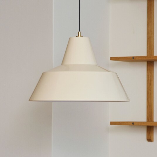 Hengelampe Made By Hand Workshop W4 dimmbar Beige Spisestue Aluminium Design 30.5 Beige