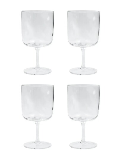 house doctor Wine Glass, Hdsand, Clear - Nude - ONE SIZE house doctor Wine Glass, Hdsand, Clear - Nude - ONE SIZE