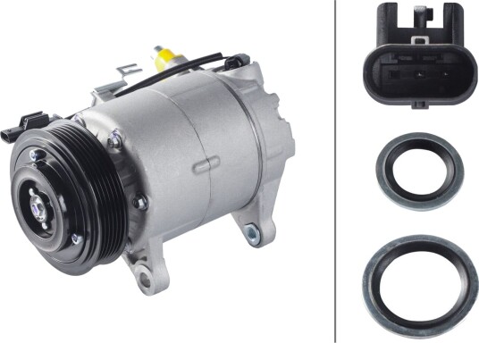 AC-kompressor HELLA 8FK 366 201-881