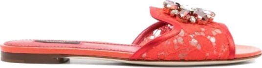 Dolce & Gabbana Dame Sko Rød 37 EU,