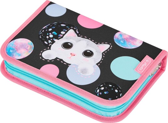 Herlitz Pennal Med 31 Deler 20,5x14x3,8cm Cute Cat