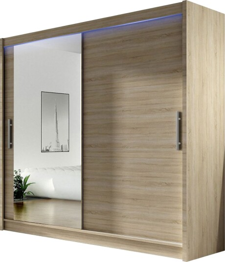 Prag Garderobe 180x57x215 cm Beige Prag Garderobe 180x57x215 cm Beige