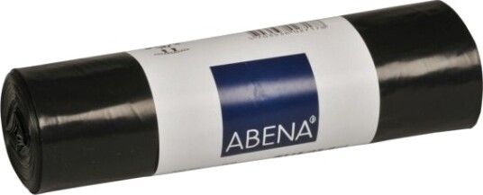 Sækko Boy Sæk Abena Poly Line Supersæk 120 L Sort Lldpe Borstar/Virgin 18 Stk.