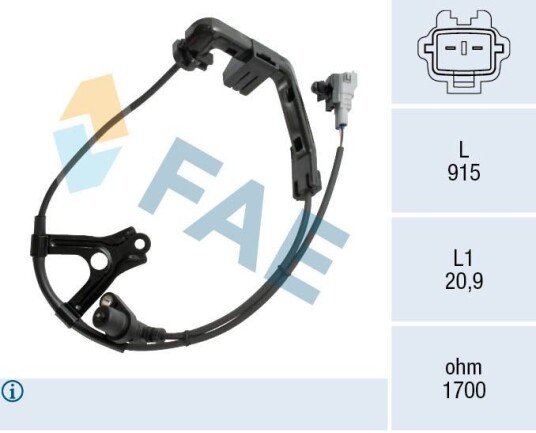ABS sensor FAE 78578