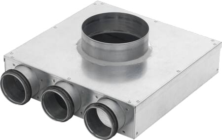 Ventilboks Pvcu Ø125 Med 1 Tilslutning Ø63