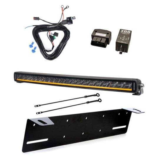 Ekstralys PURELUX Black X Slim C520 Curved / 52 cm / 105W 1 stk Komplett pakke + XBB Dongle & PowerUnit Ekstralys PURELUX Black X Slim C520 Curved / 52 cm / 105W 1 stk Komplett pakke + XBB Dongle & PowerUnit