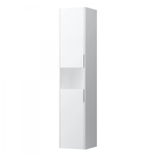 Laufen Base Høyskap med 2 dører 350x335 mm Venstrehengslet Hvit Blank Laufen Base Høyskap med 2 dører 350x335 mm Venstrehengslet Hvit Blank