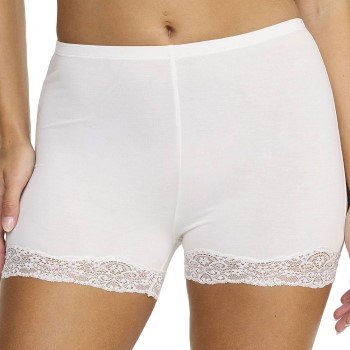 Damella Truser Lace Boxer Brief Hvit polyester Medium Dame Damella Truser Lace Boxer Brief Hvit polyester Medium Dame