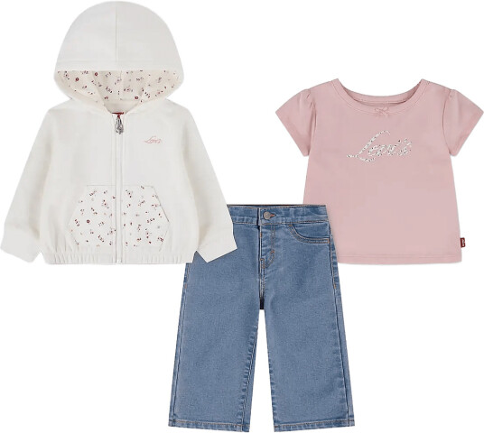 Levi"s 3P 3Pc Pant Set Pink 80