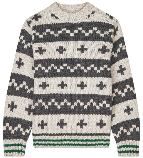 Mads Nørgaard Nature Melange/ Charcoal Melan Crash Keldino Reykavik Sweater 12 år Mads Nørgaard Nature Melange/ Charcoal Melan Crash Keldino Reykavik Sweater 12 år