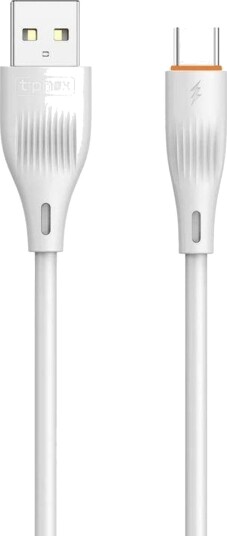 Usb-Kabel T-Phox Usb-A Til Usb-C 1 M Hvit