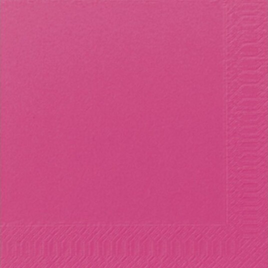 Frokostserviet Duni 2 Lags 1/4 Fold 33X33cm Fuchsia 16 Stk.
