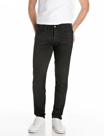Replay Anbass Trousers Slim 99 Denim - Black - 33 x 34