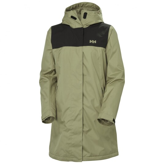 Helly Hansen Vancouver Regnkåpe Dame Lav Green 38M Helly Hansen Vancouver Regnkåpe Dame Lav Green 38M