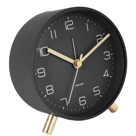 Karlsson Lofty Alarm Clock Vekkeklokke KA5752BK Unisex 11 cm Kvarts urverk Karlsson Lofty Alarm Clock Vekkeklokke KA5752BK Unisex 11 cm Kvarts urverk